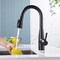 Kibi Bari Single Handle Pull Down Kitchen & Bar Sink Faucet, Matte Black KKF2015MB - alternate 5